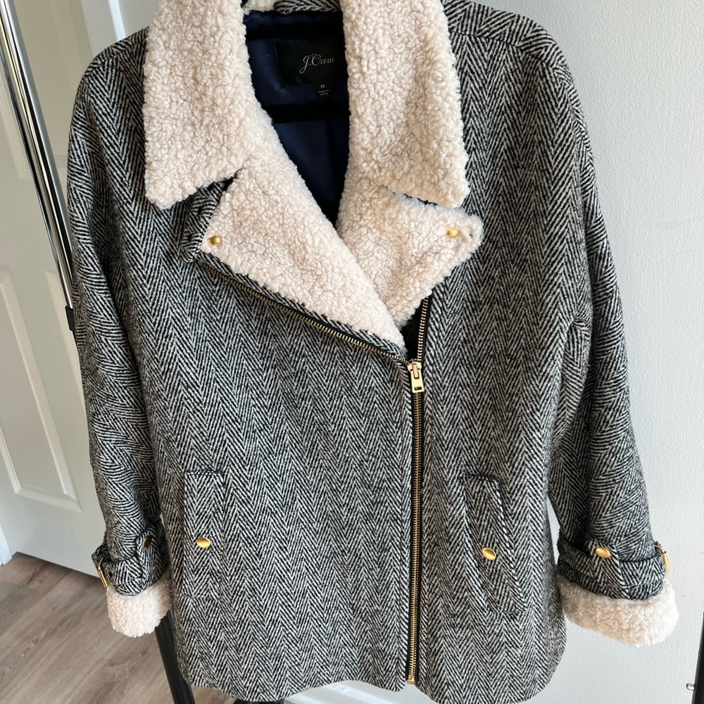 JCrew Herringbone Jacket (Med)